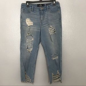 Hollister high rise slim straight vintage jeans